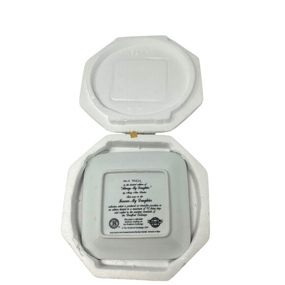 Limited Edition Bradford Exchange Always My Daughter Plate By Mary Ann Lasher - Picture 7 of 9